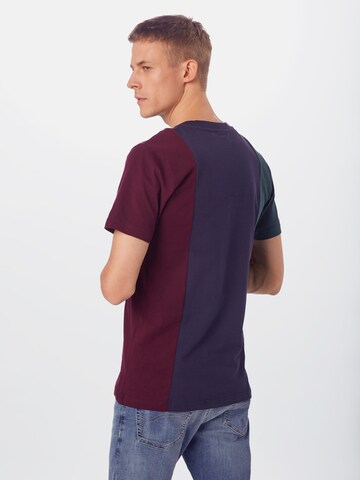 Tricou 'Tripple Tee' de la Urban Classics pe albastru: spate