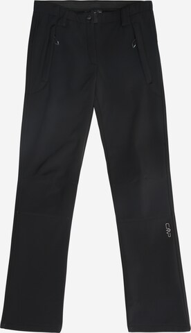Regular Pantalon outdoor CMP en noir : devant