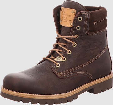 PANAMA JACK Lace-Up Boots in Brown: front