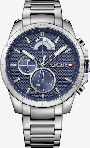 TOMMY HILFIGER Analog Watch 'Cool Sport' in Silver: front