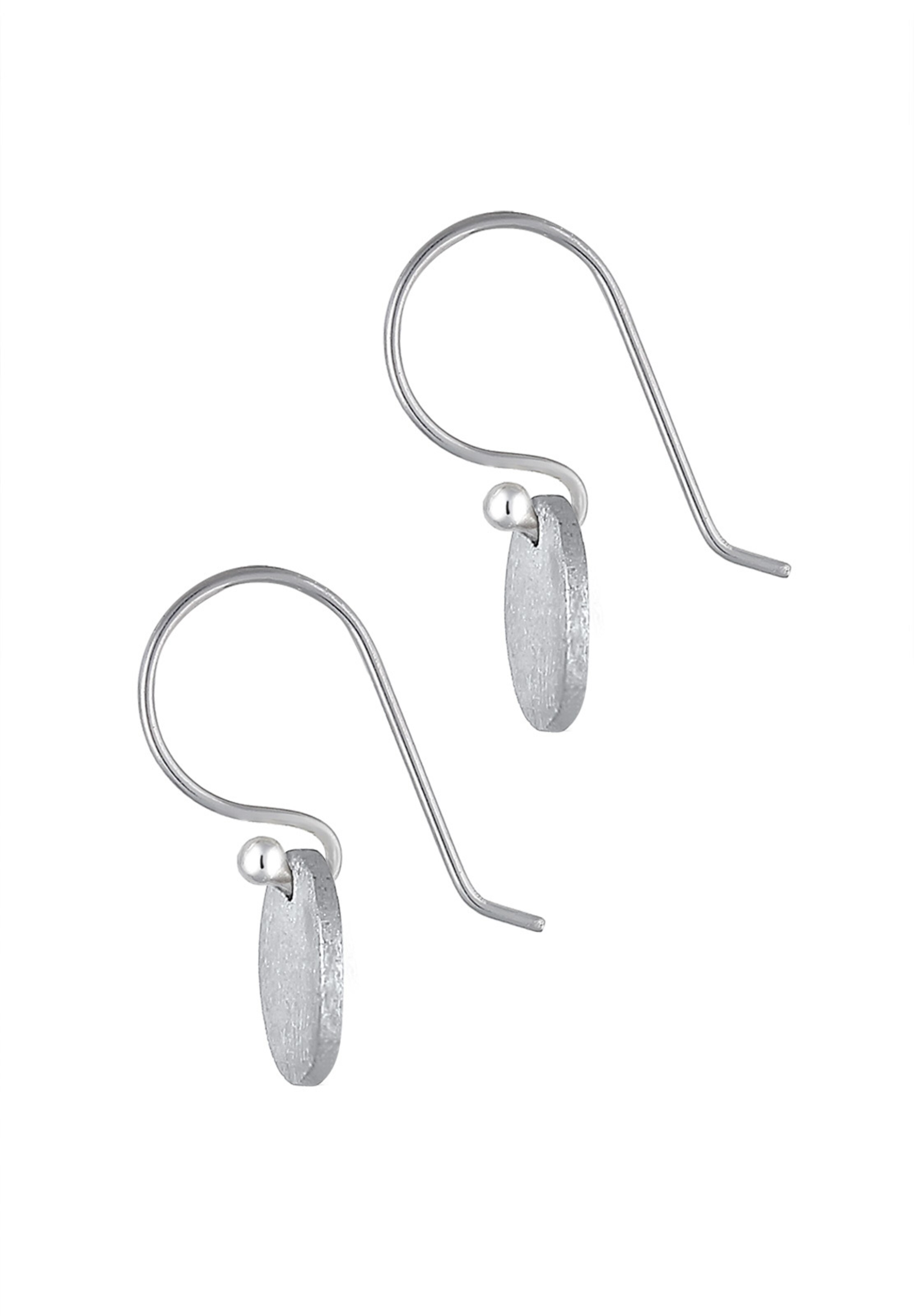 ELLINaušnice - srebro boja