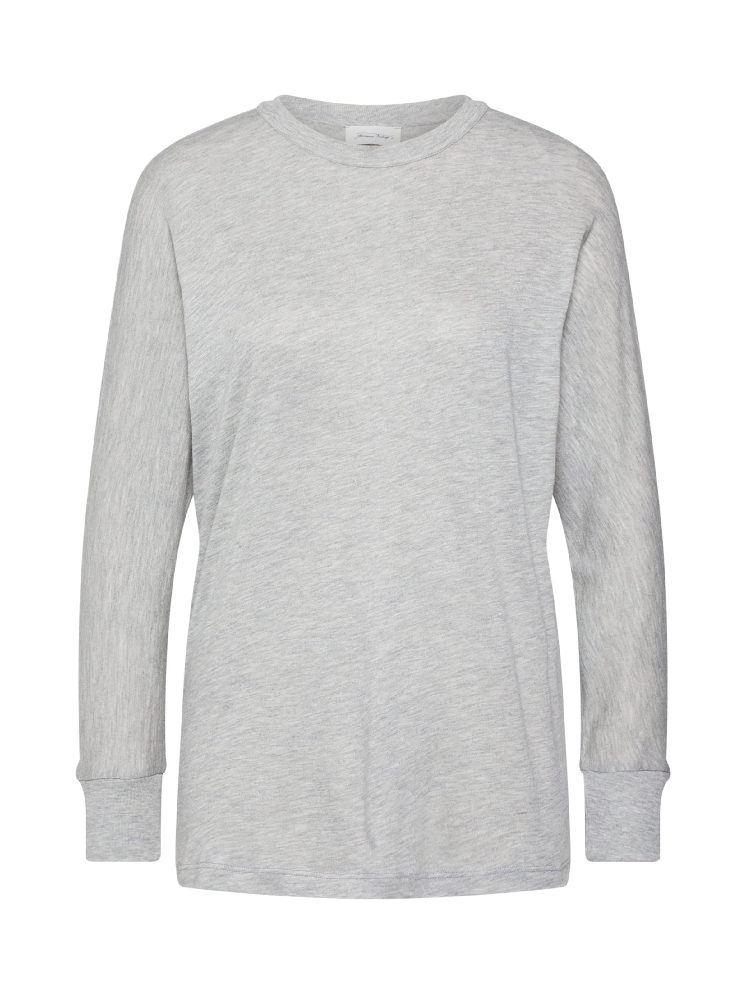 AMERICAN VINTAGE - Shirt 'KOBI59H19' in de kleur Lichtgrijs