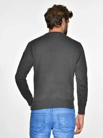 TOP GUN Sweatshirt ' TG-9018 ' in Grijs