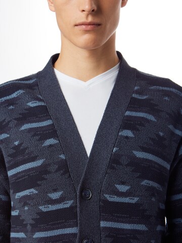 JACK & JONES Knit Cardigan 'WEST' in Blue