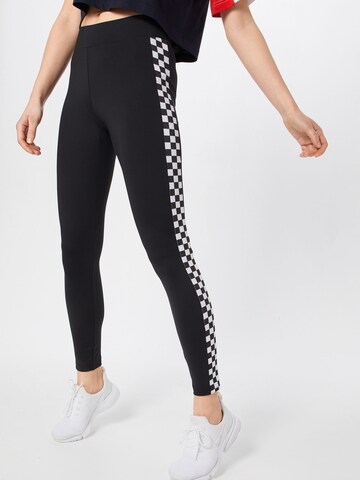 Urban Classics Skinny Leggings in Black: front