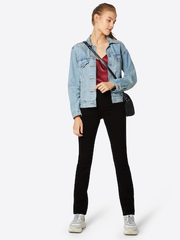 LEVI'S ® tavaline Teksapüksid '724 High Rise Straight', värv must