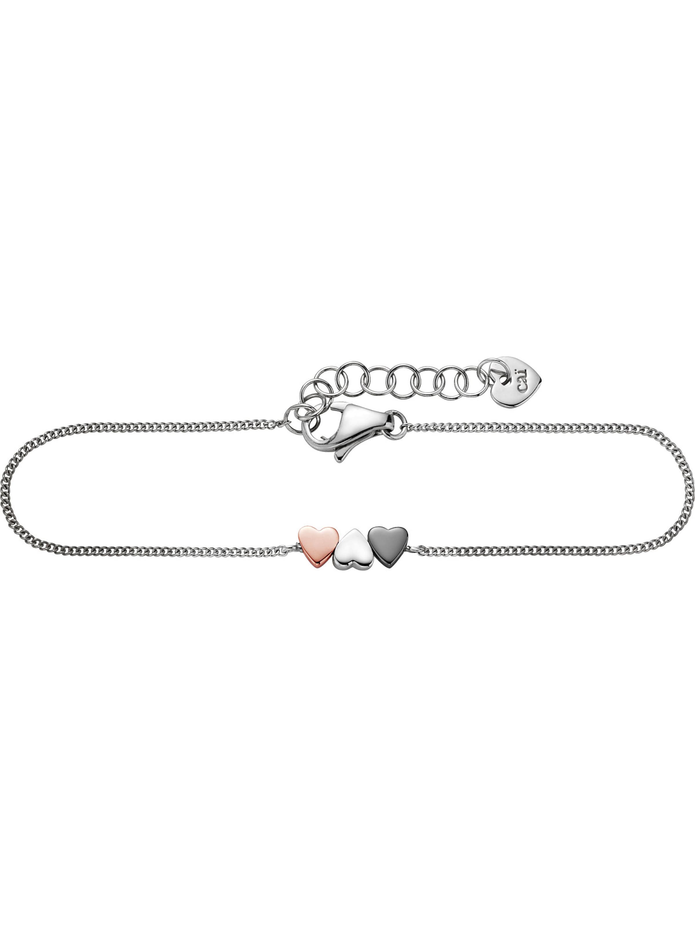 Bracelet caï en argent : devant