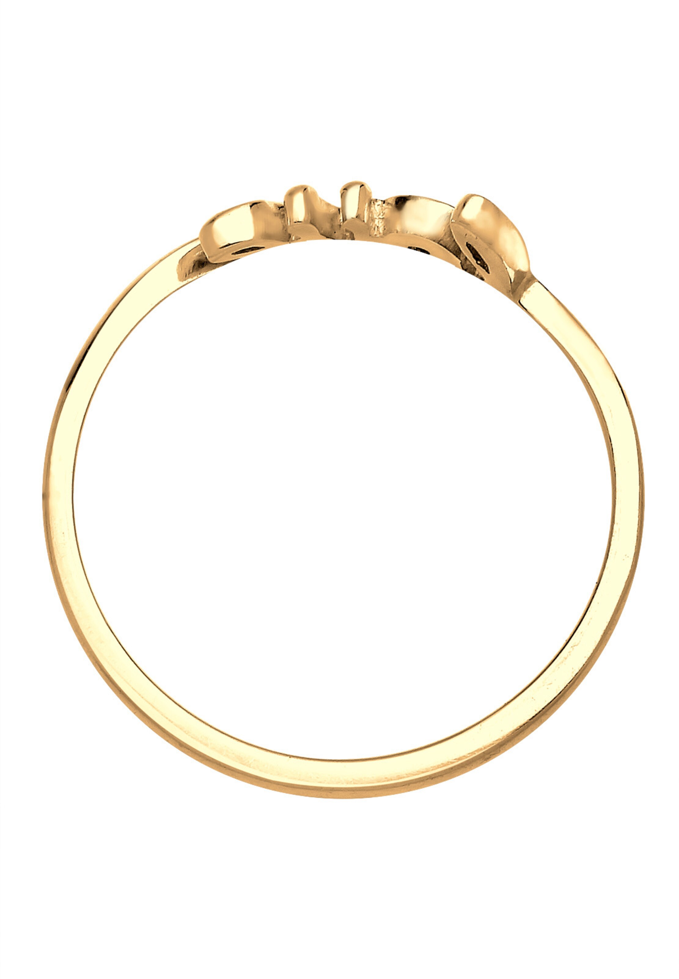 Elli DIAMONDS Ring 'Love' in Goud
