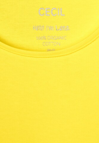 CECIL T-Shirt in Gelb
