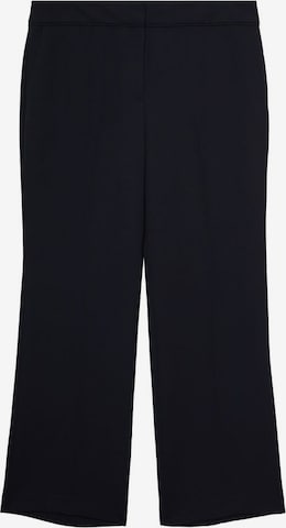 Wide Leg Pantalon à plis 'Bimba7' MANGO en noir : devant