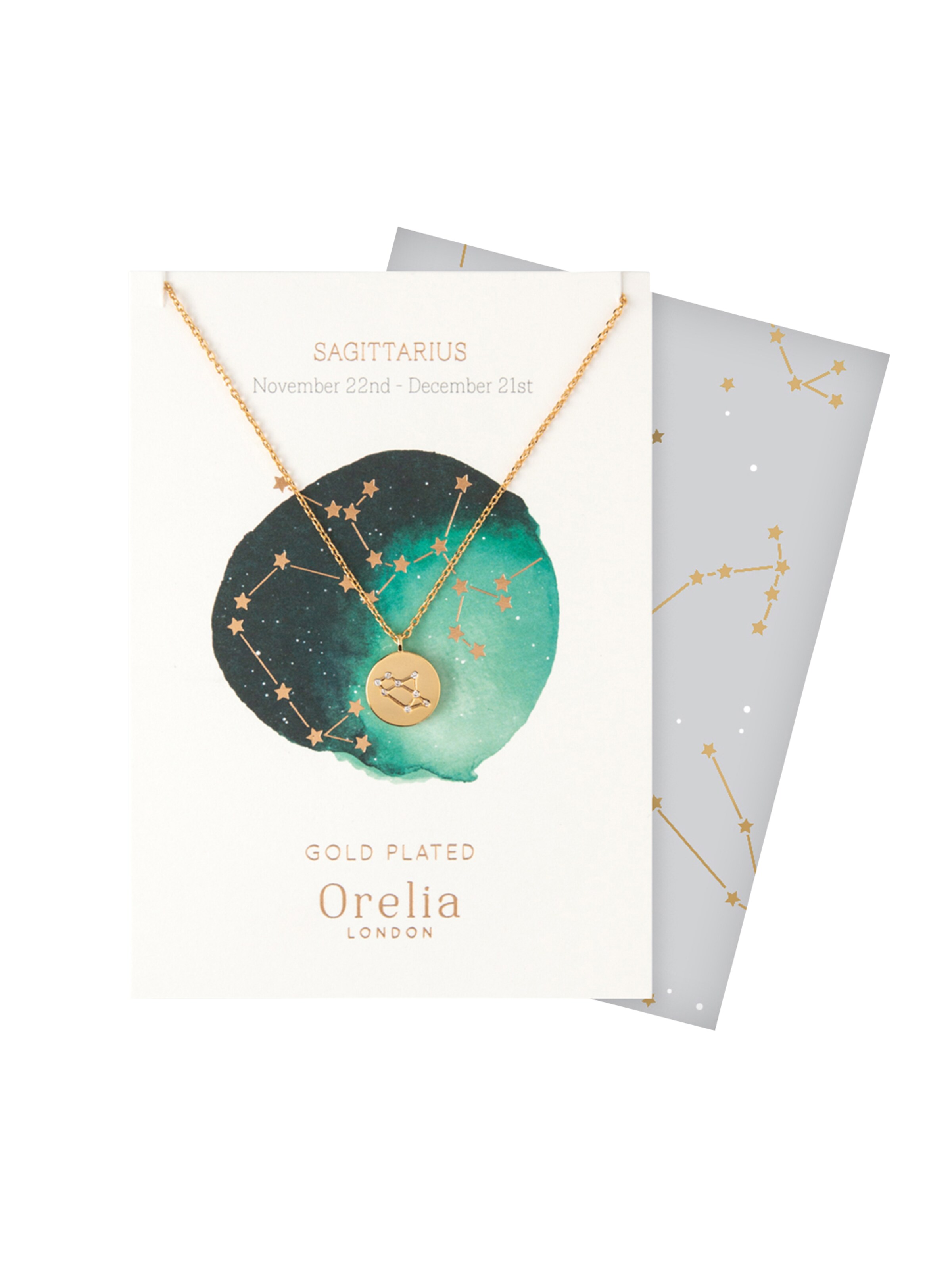 Orelia - Ketting 'Sagittarius' in de kleur Goud