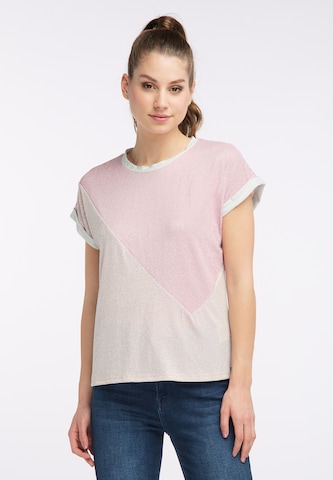 Petrol Industries Shirt in Roze: voorkant