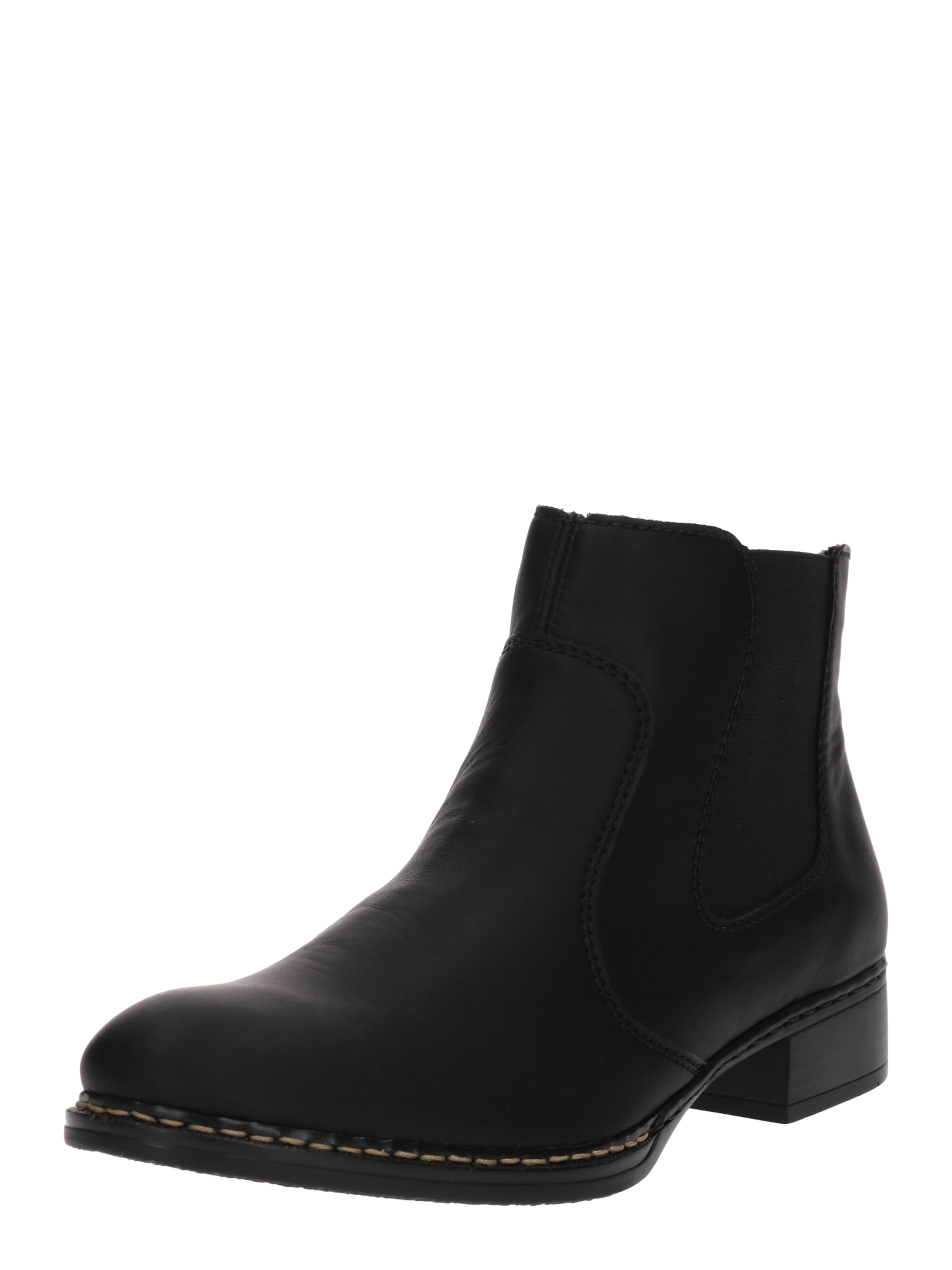 RIEKER - Enkellaarsjes in de kleur Zwart