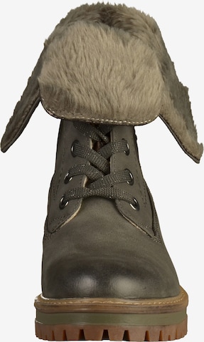 YOUNG SPIRIT Lace-Up Ankle Boots in Grey