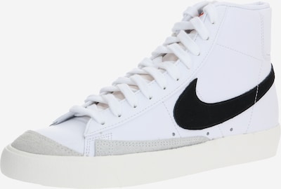 Nike Sportswear Augstie brīvā laika apavi 'Blazer Mid 77 Vintage', krāsa - melns / balts, Preces skats