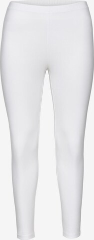 SHEEGO Skinny Leggings in White: front