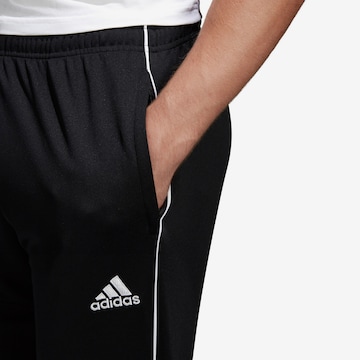ADIDAS SPORTSWEAR Úzky strih Športové nohavice 'Core 18' - Čierna