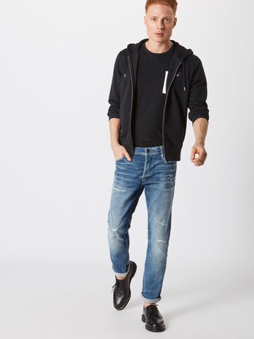 GANT Regular fit Sweat jacket in Black