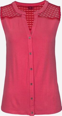 s.Oliver Blouse in Roze: voorkant