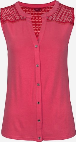 Camicia da donna di s.Oliver in rosa: frontale