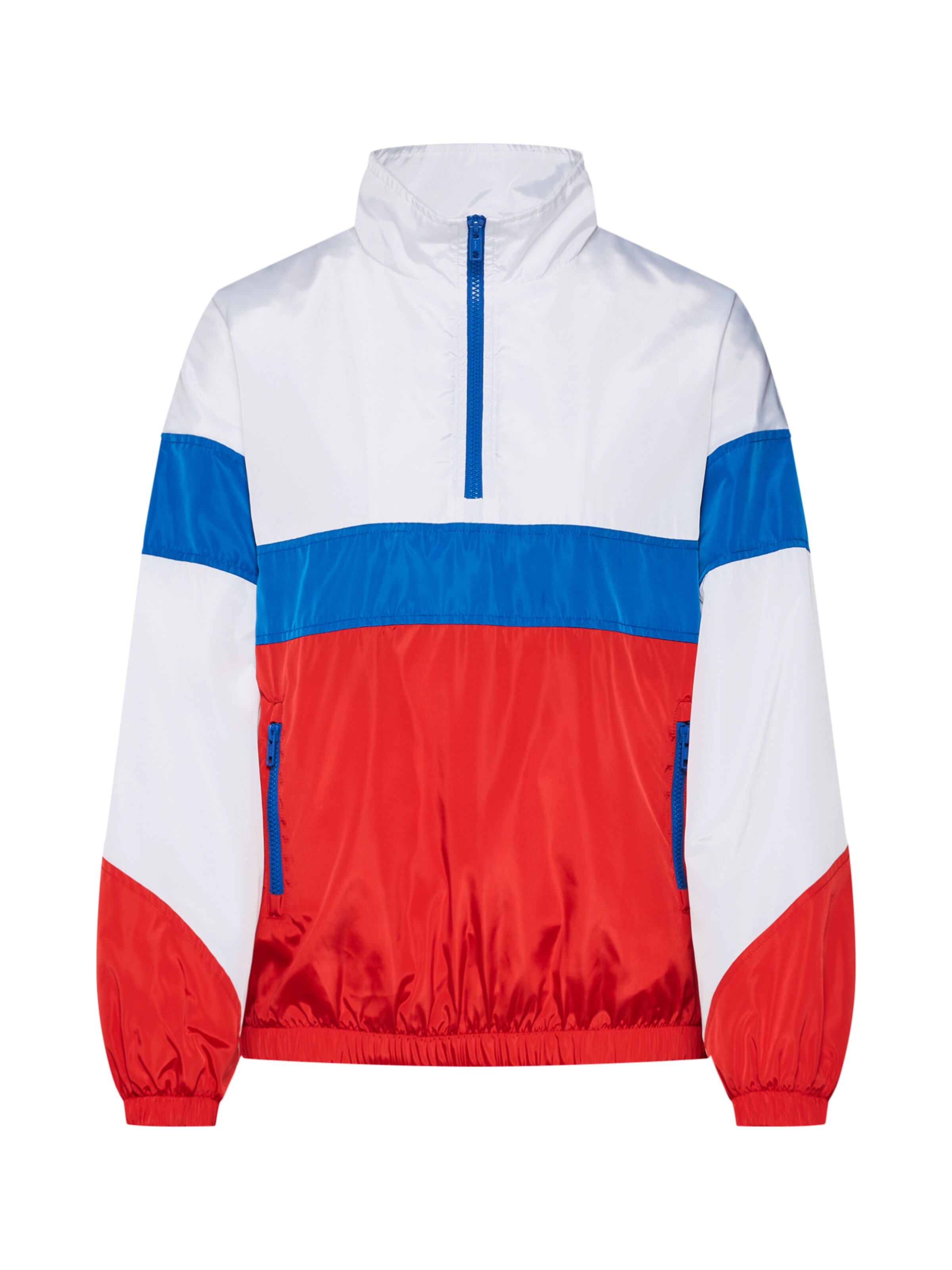 Urban Classics Přechodná bunda - modrá / červená / bílá, Produkt
