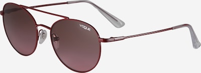 VOGUE Eyewear Lunettes de soleil en rouge sang, Vue avec produit