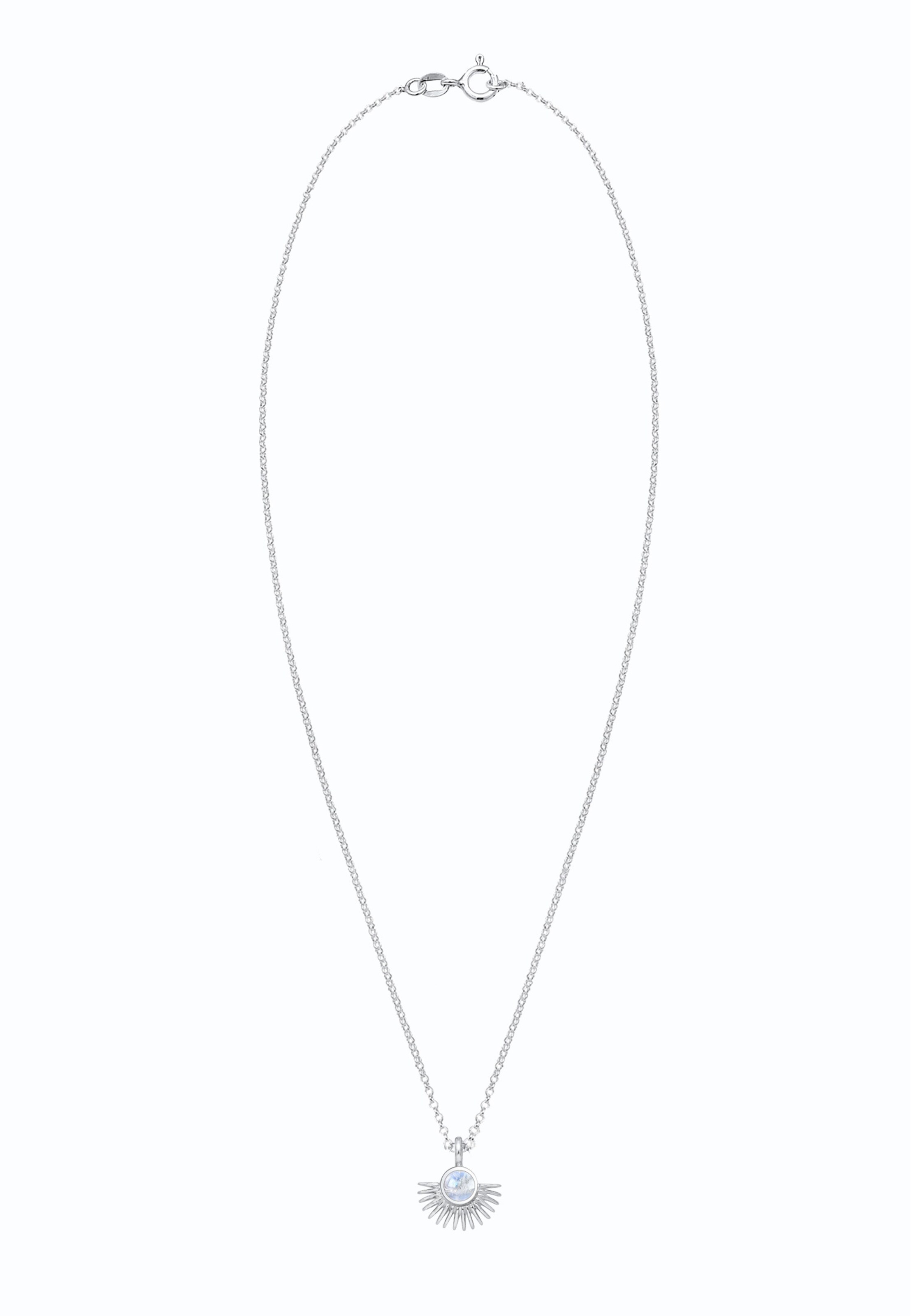 ELLI Ketting 'Astro' in Zilver: voorkant