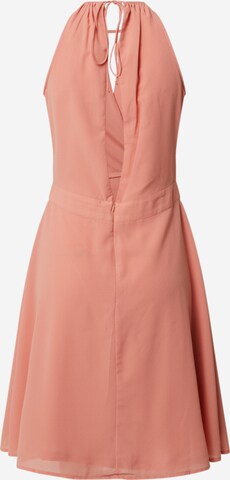 ONLY Cocktailjurk 'ONLCHARLENE S/L ABOVE KNEE DRESS WVN' in Roze