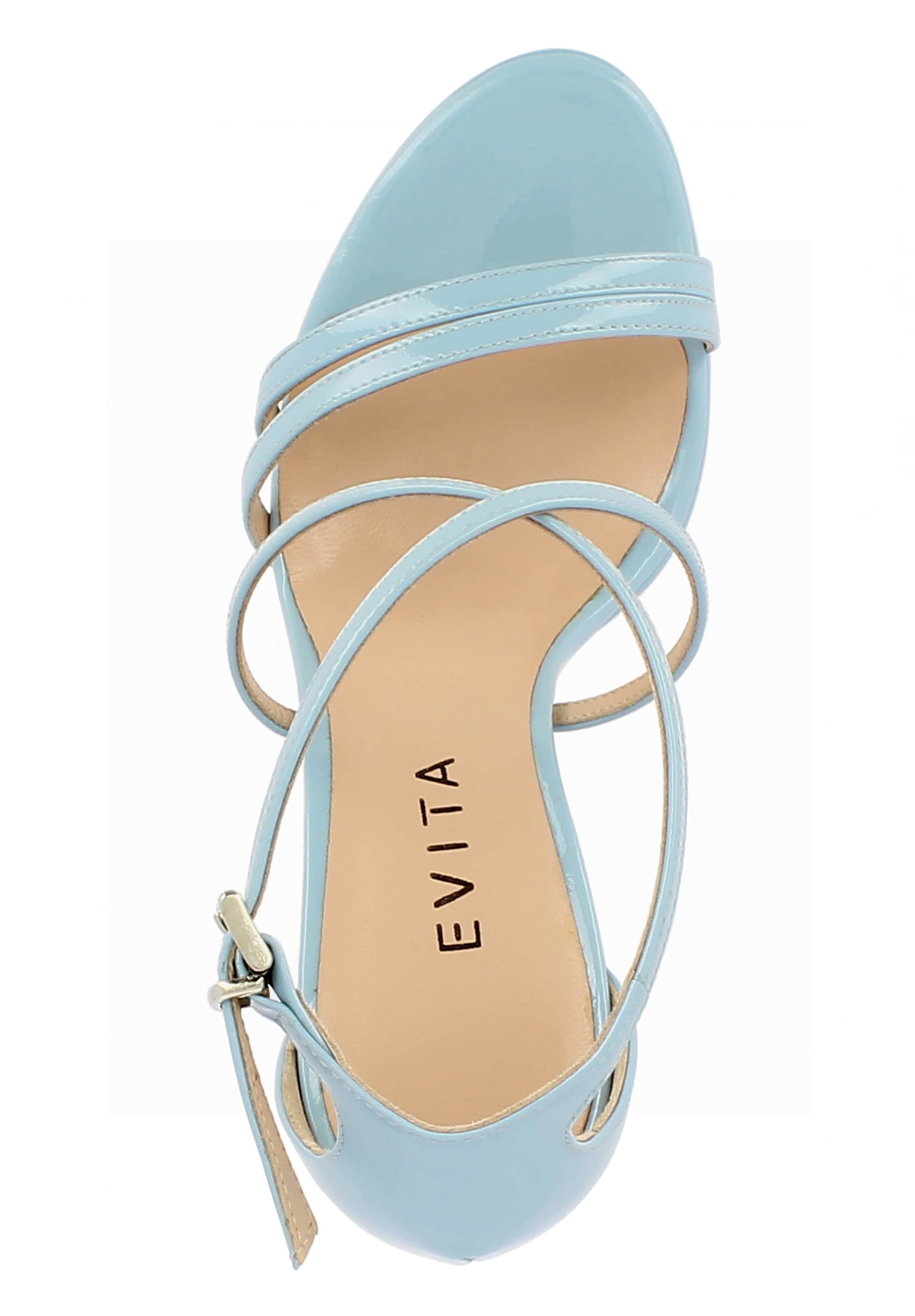 EVITA Sandalen met riem 'Valeria' in Blauw