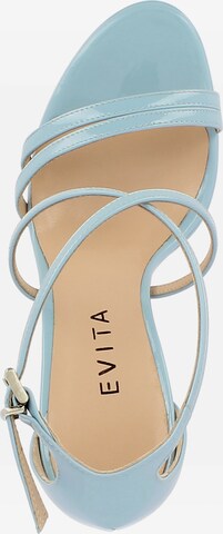 EVITA Strap Sandals 'Valeria' in Blue