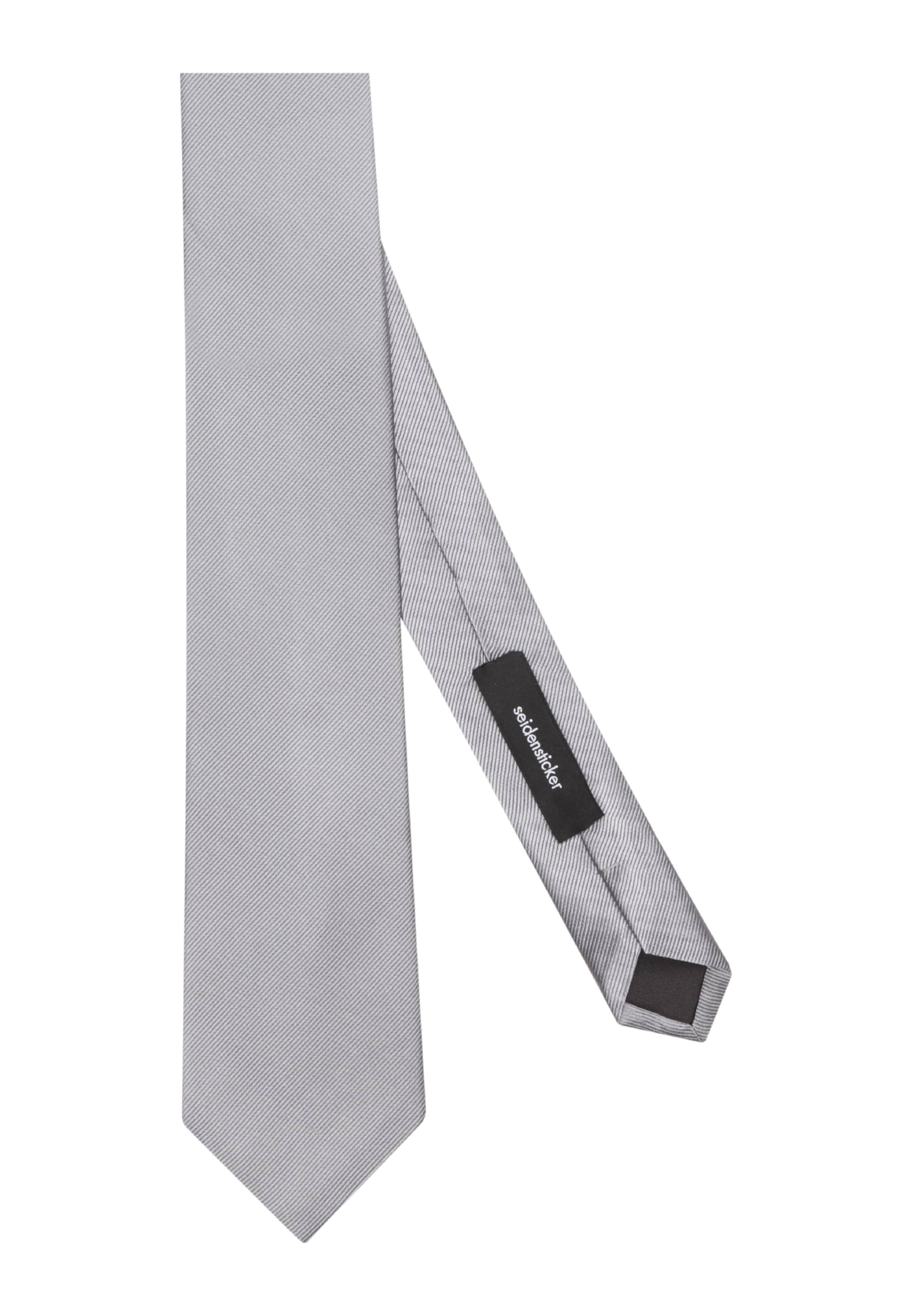 SEIDENSTICKER Tie 'Schwarze Rose' in Silver, Item view