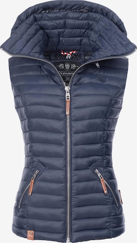 NAVAHOO Bodywarmer 'Shadaa' in Blauw: voorkant