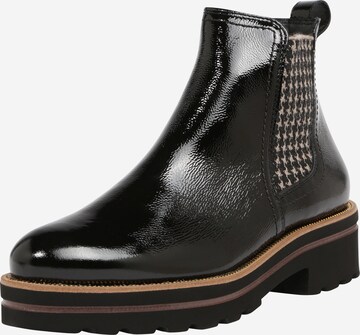 Paul Green Chelsea Boots i sort: forside