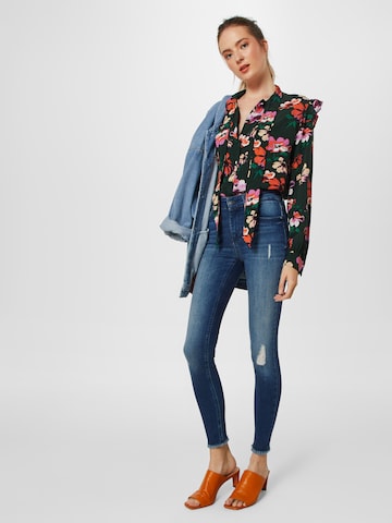 ONLY Skinny Jeans 'Blush' in Blauw