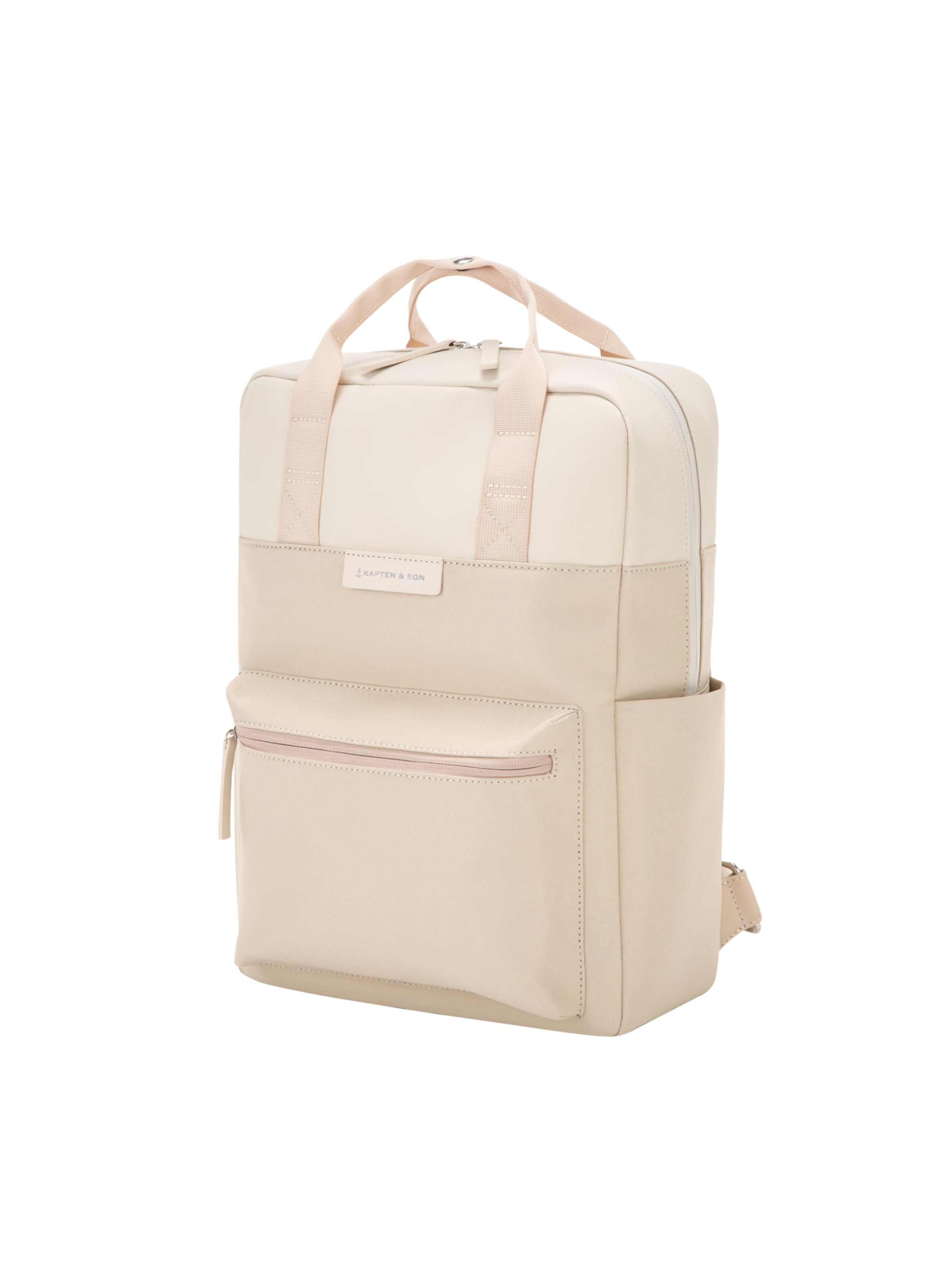 Kapten & Son Σακίδιο πλάτης 'Bergen Sandstone' σε μπεζ: πλευρά