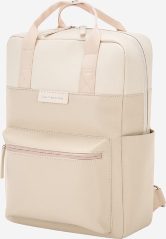 Sac à dos 'Bergen Sandstone' Kapten & Son en beige : sur le côté