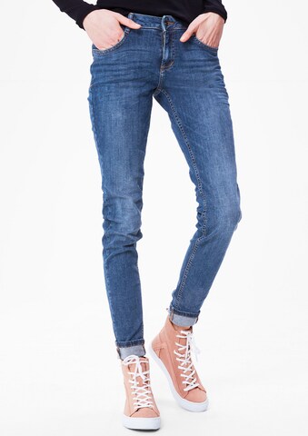 s.Oliver Skinny Jeans in Blue: front