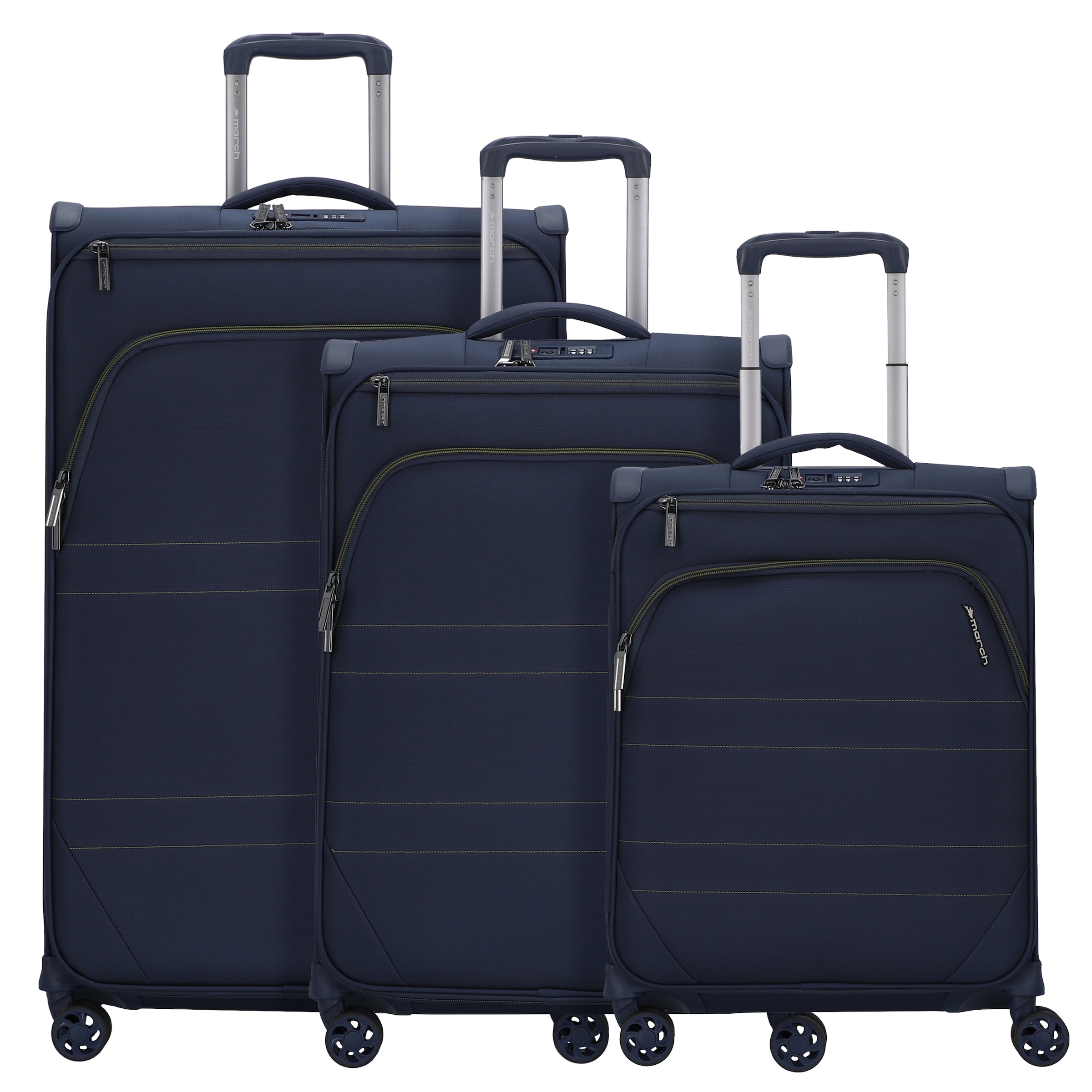 Set di valigie 'Marathon' di March15 Trading in blu: frontale