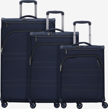 March15 Trading Suitcase Set 'Marathon' in Blue: front