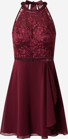 VM Vera Mont Cocktail Dress in Red: front