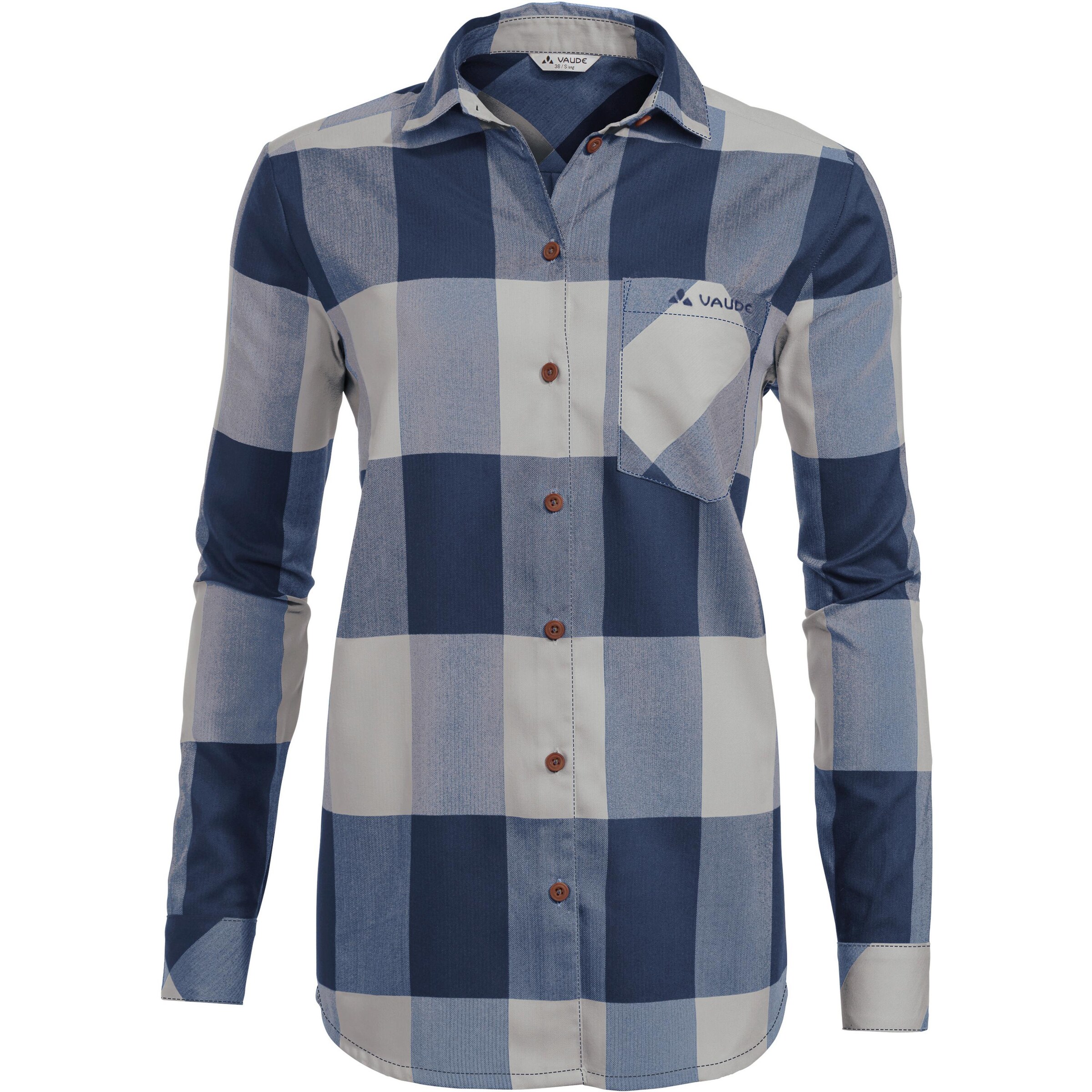 VAUDE - Hemd 'Farsund' in rauchblau