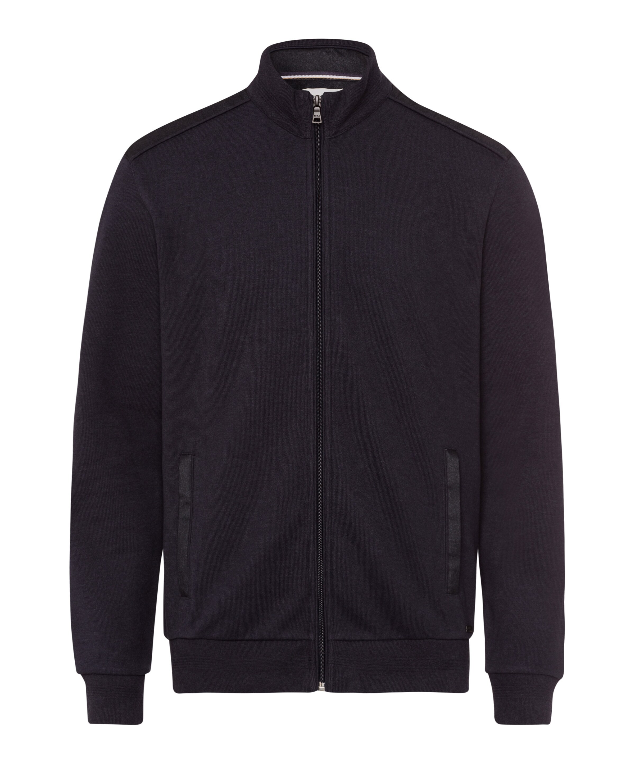 BRAX Sweatvest 'Style Serge' in Blauw: voorkant