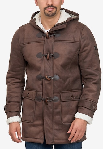 INDICODE JEANS Winter Coat 'Calshot' in Brown