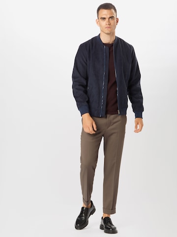 Coupe regular Pull-over 'Hill' JACK & JONES en marron