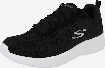 Sneaker low 'Dynamight 2.0' de la SKECHERS pe negru: față