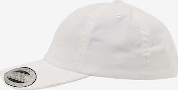 Cappello da baseball di Flexfit in bianco