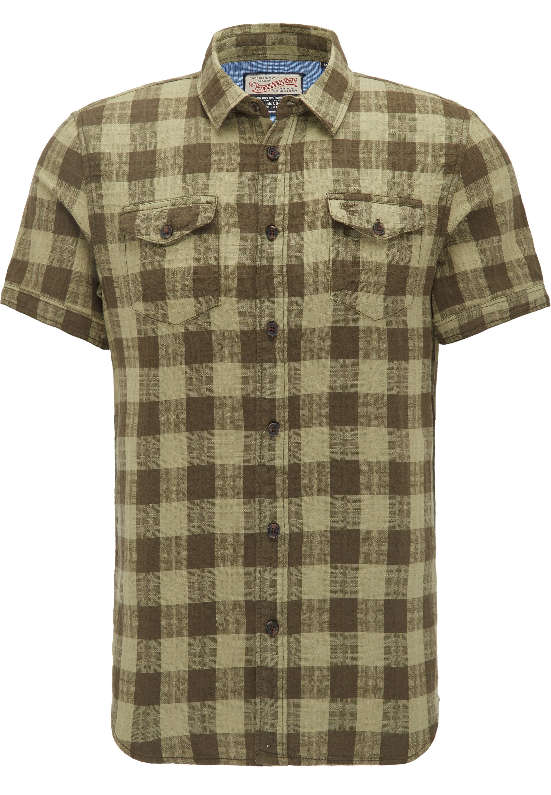 Petrol Industries - Overhemd in de kleur Kaki