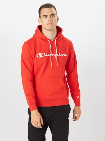 Champion Authentic Athletic Apparel Rovný strih Mikina - Červená: predná strana