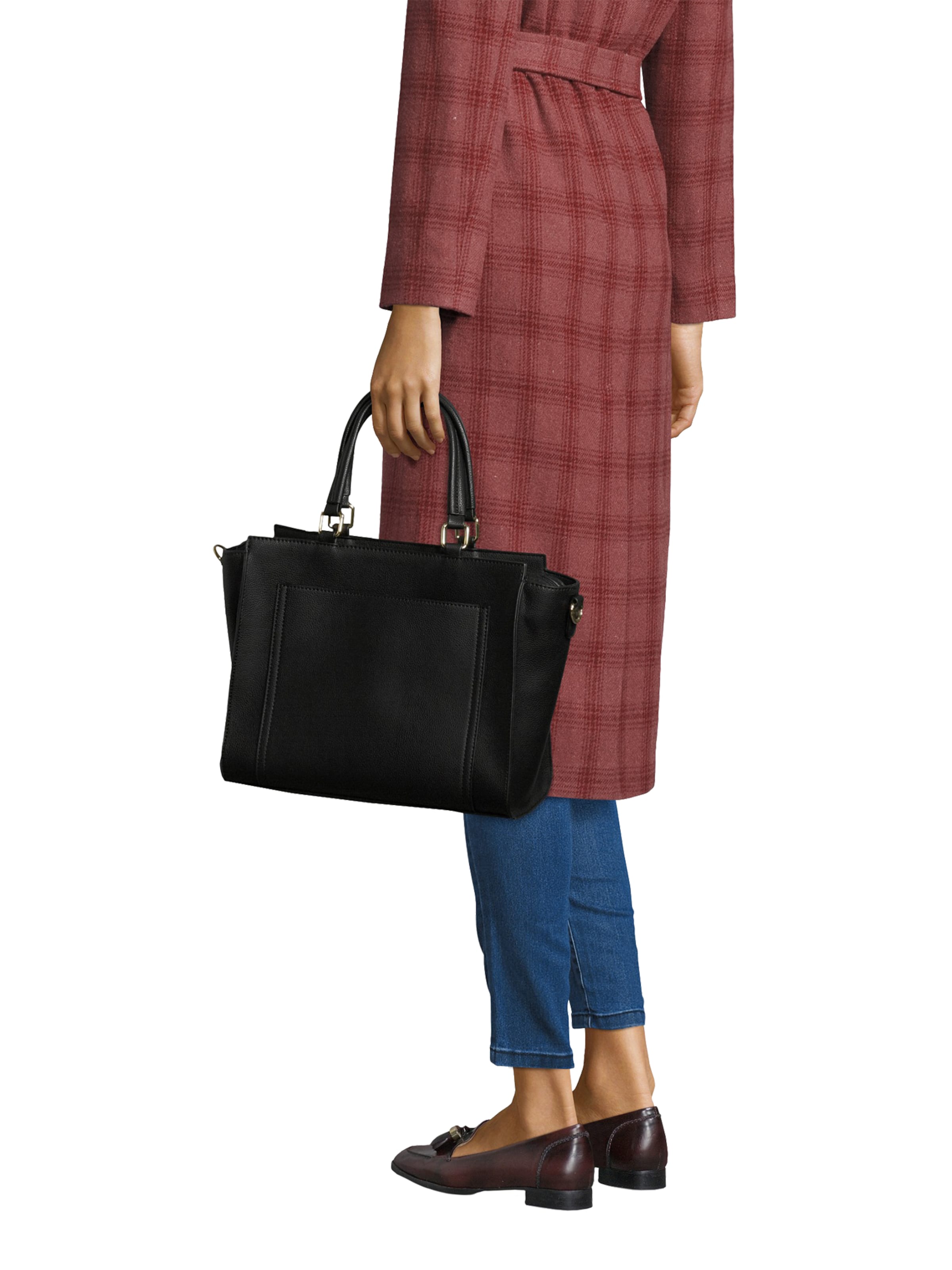 ABOUT YOU Τσάντα χειρός 'Leandra' σε μαύρο