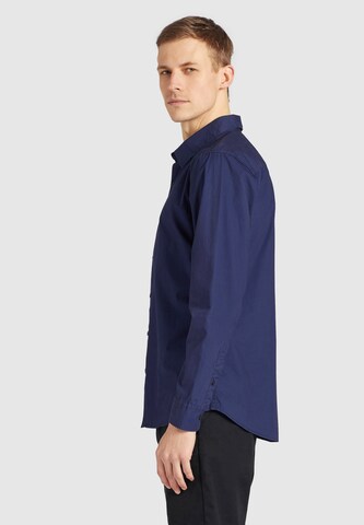 khujo Regular Fit Hemd 'Waite' in Blau
